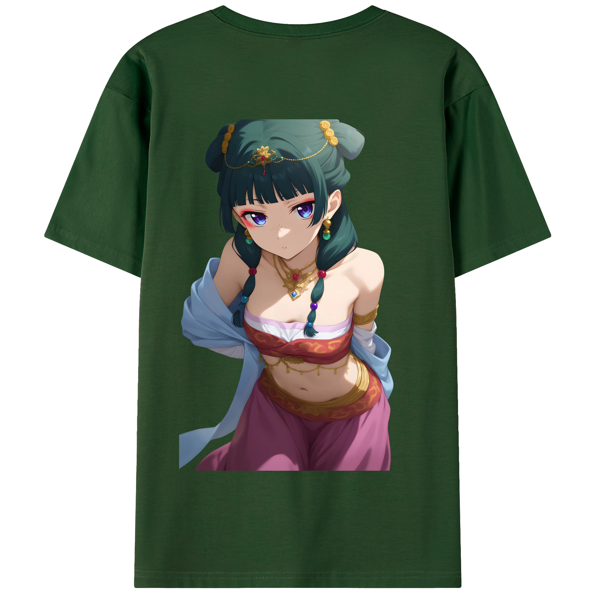 （画像用） 薬屋のひとりごと The Apothecary Diaries 綿100％半袖Tシャツ（背面プリント）